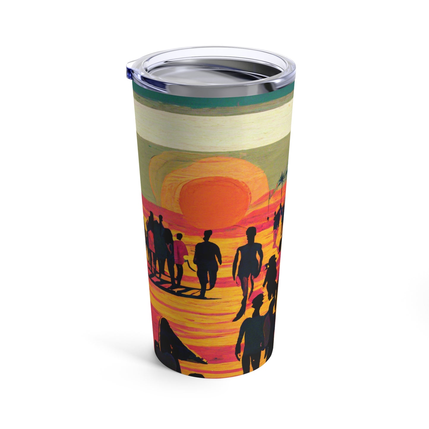 Tumbler 20oz - "Sunset At The Capri" by Nikki Gray