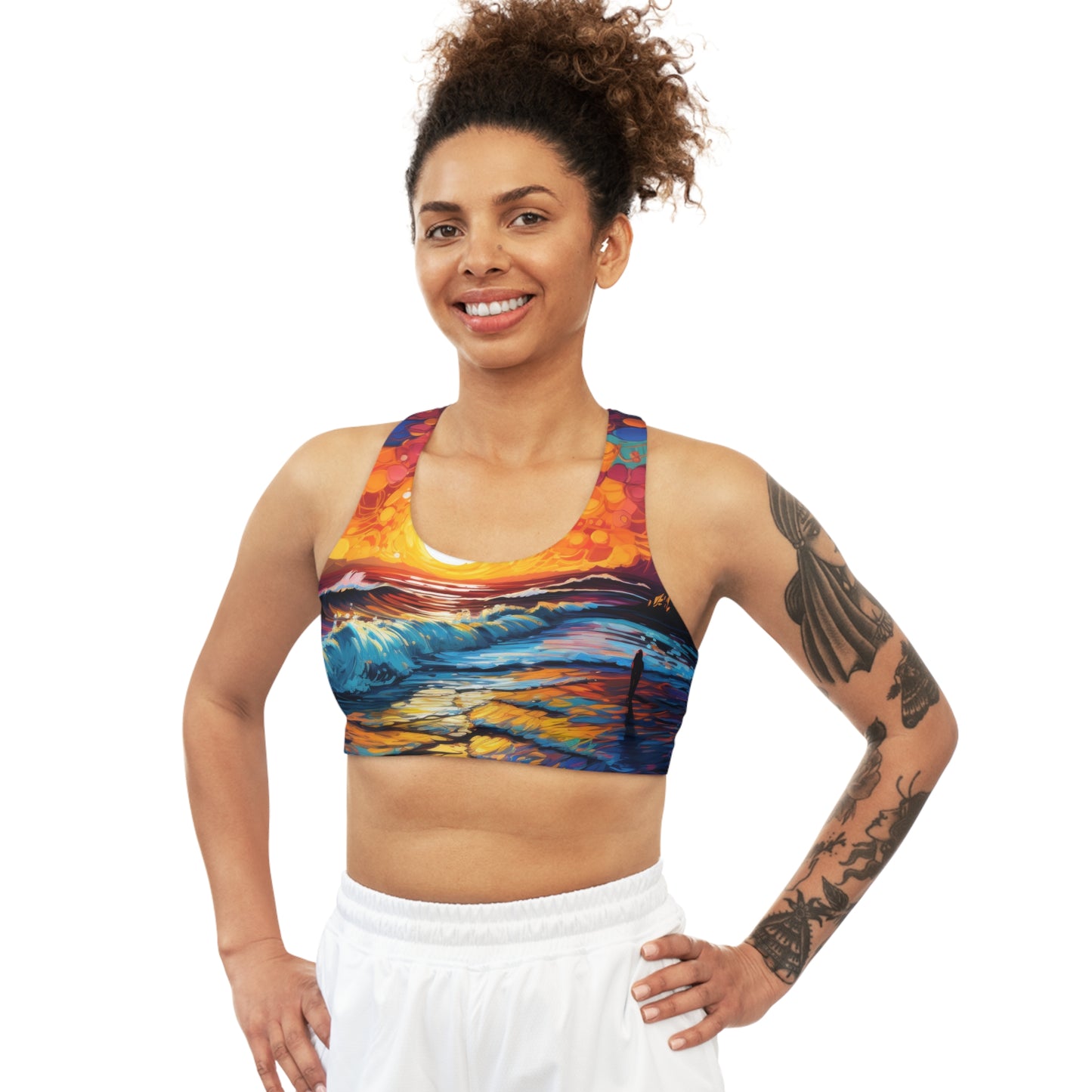 Seamless Sports Bra "Sunset"