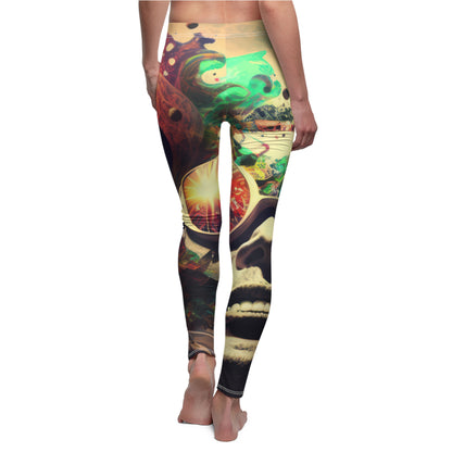 Women's Cut & Sew Casual Leggings "Commander Chaos"