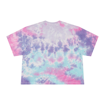 Women's Tie-Dye Crop Tee "The Mix Tape" by Nikki Gray