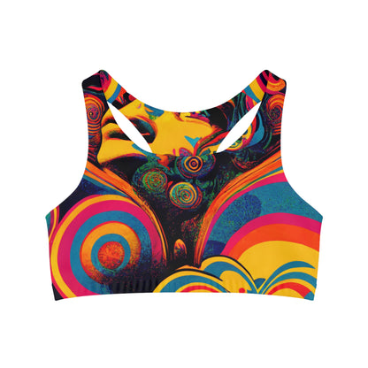 Seamless Sports Bra "Day Dreaming In Love"