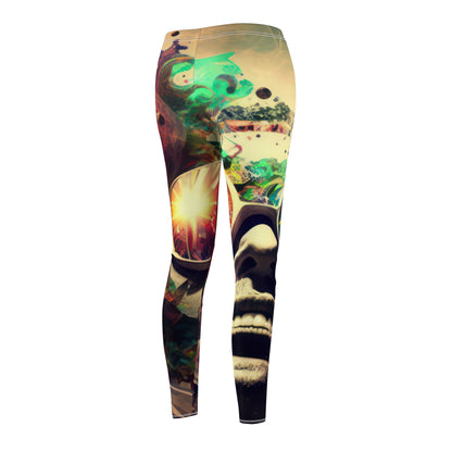 Women's Cut & Sew Casual Leggings "Commander Chaos"