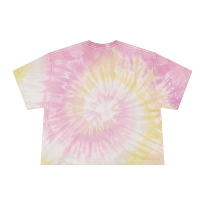 Women's Tie-Dye Crop Tee "Off Air" by Nikki Gray