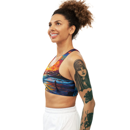 Seamless Sports Bra "Sunset"