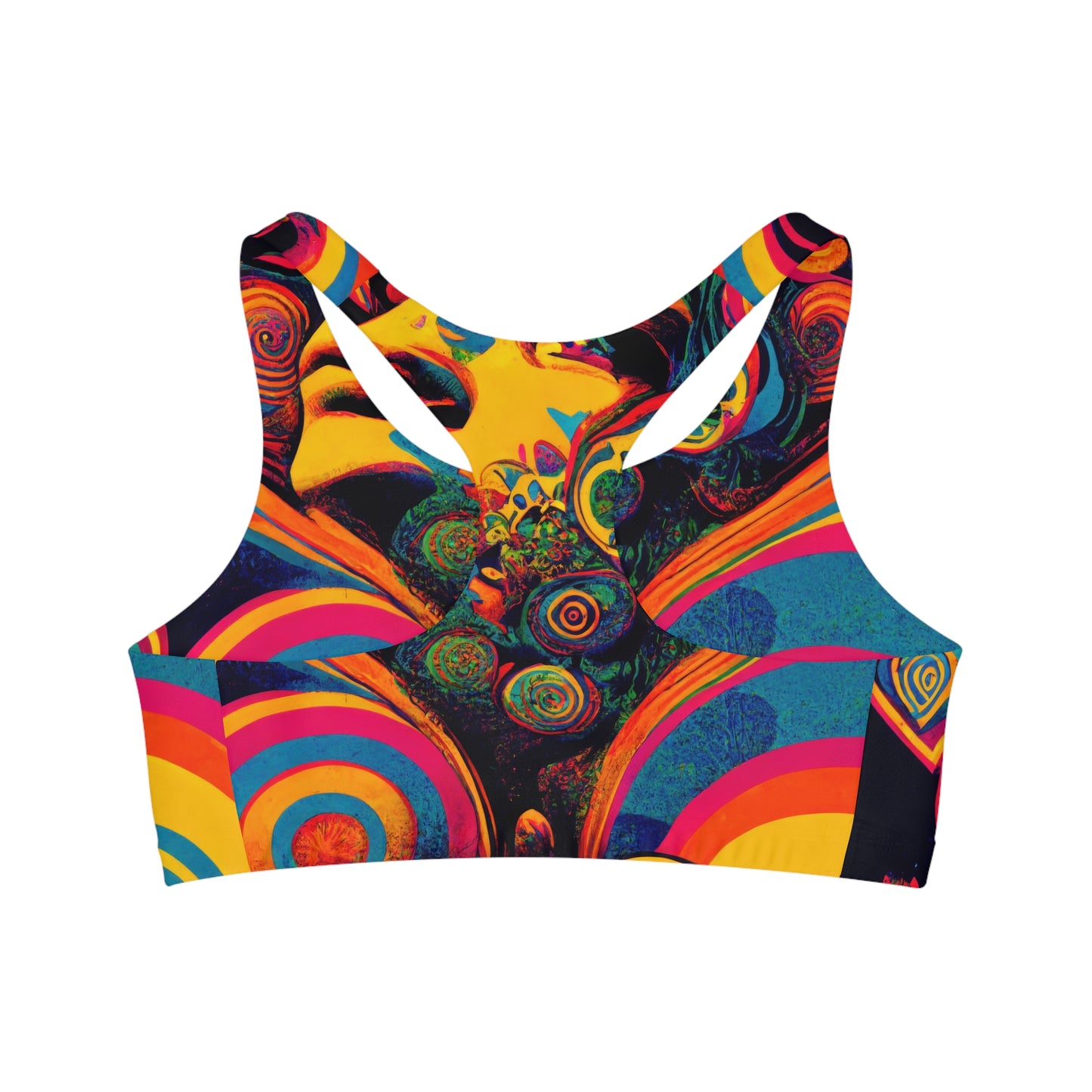 Seamless Sports Bra "Day Dreaming In Love"