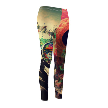 Women's Cut & Sew Casual Leggings "Commander Chaos"