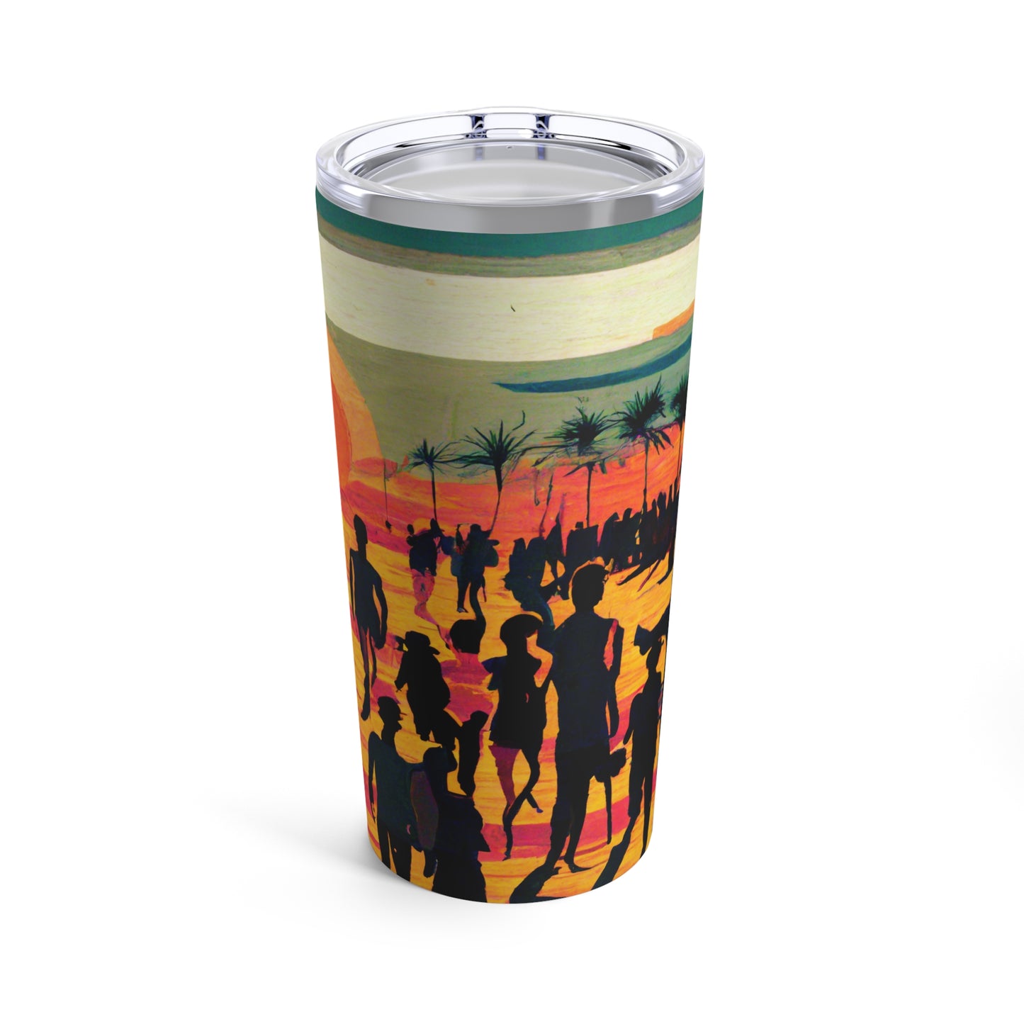 Tumbler 20oz - "Sunset At The Capri" by Nikki Gray