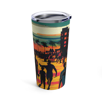 Tumbler 20oz - "Sunset At The Capri" by Nikki Gray