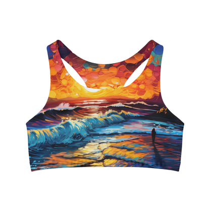 Seamless Sports Bra "Sunset"