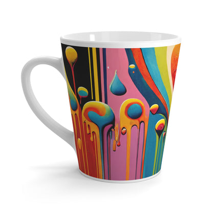 Latte Mug "Dripping Wayne" by Nikki Gray