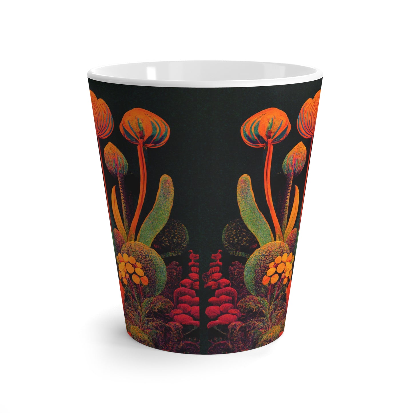 Latte Mug - "Midnight Garden by Nikki Gray