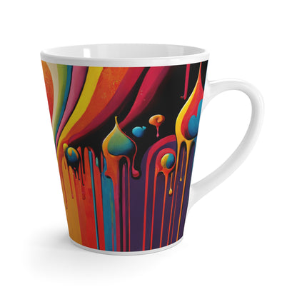 Latte Mug "Dripping Wayne" by Nikki Gray